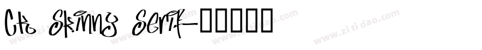 CK Skinny Serif字体转换